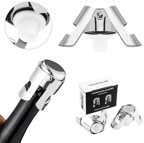 Bouchons à champagne durables – Gardez vos bulles fraîches plus longtemps – Parfait pour célébrations et occasions spéciales