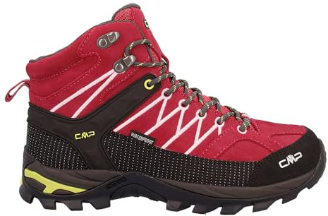 CMP Unisex Bambini Rigel Mid Trekking Scarpe Wptrekking-Schuhe | Clima Protect, rockene Füße, atmungsaktiv, griffige Sohle, schnelles Schnüren, stabiler Knöchelhalt, Lederschuhe, Outdoor