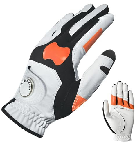 Ceprznvey Golfhandschuhe, linke Hand, Golfhandschuhe, Golfgriff-Trainer-Handschuhe, Griff-Trainingshandschuhe, Golfgriff-Trainer-Handschuhe für Linkshänder, mit Spandex-Nylongewebe für