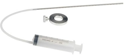 KUAIYIJU Strumento per olio forcella moto, strumento per accordatura dell'olio della forcella della moto, capacità 60 ml, regolatore degli urti con anelli regolabili