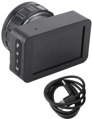 HWGING Elektroniskt Okular 4K HD med 3-tums Färgskärm Astronomiskt Teleskop Elektroniskt Okular för 22 Mm-46 Mm Optiska Teleskop Mikroskop