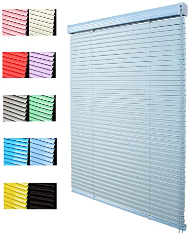 Jalousien aus Aluminium, wasserdicht, UV-Schutz, für Küche, Büro, Bad, Schlafzimmer, Wohnzimmer, einfache Montage