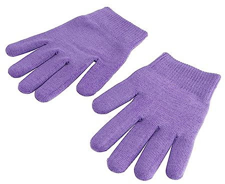 PACKOVE Guanti in Gel Idratanti per Mani Guanti Esfolianti Oli Essenziali per Cura Mani Prevenzione Secche e Screpolate