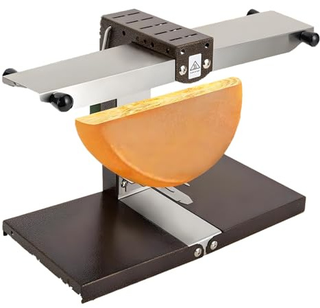 DNEPEI Appareil à raclette Traditionnel français pour Quart de meule,Grill de Table 4 Personnes avec résistances réglables,Pliable et Interrupteur de sécurité pour Une expérience culinaire optimale