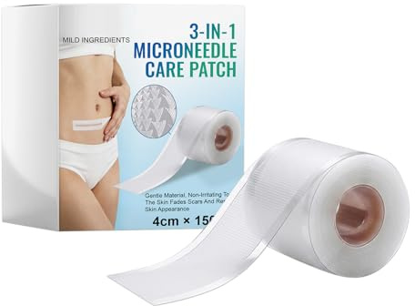 Tyinerc Foglio in gel di silicone,Cerotto lenitivo riutilizzabile,Cerotto per Attenuare le Cicatrici - per Donne, cicatrici da ustioni, smagliature su corpo e ventre, cura della pelle