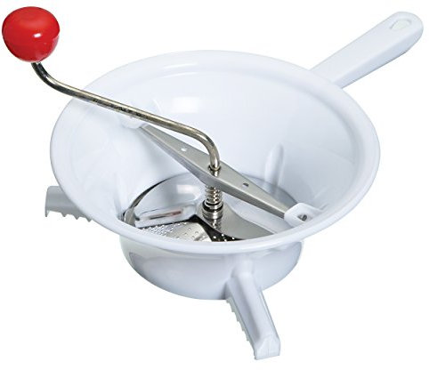 KitchenCraft Molinillo de alimentos estilo francés/Batidora de alimentos para bebés, en caja de regalo, plástico/acero inoxidable