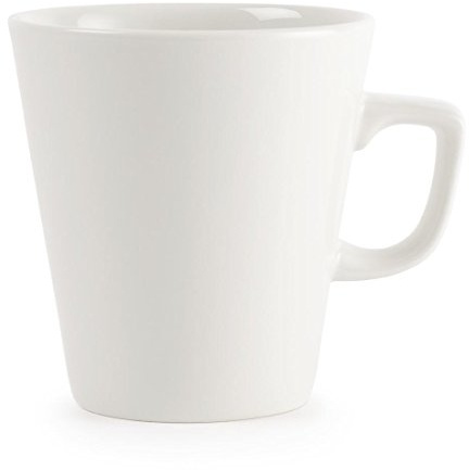 Churchill Super Vitrified W003 - Taza de café con leche (6 unidades), color blanco
