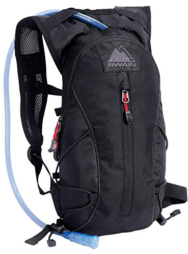 Cox Swain Trinkrucksack Hydro - inkl. Trinkblase in Schwarz mit Reflektoren