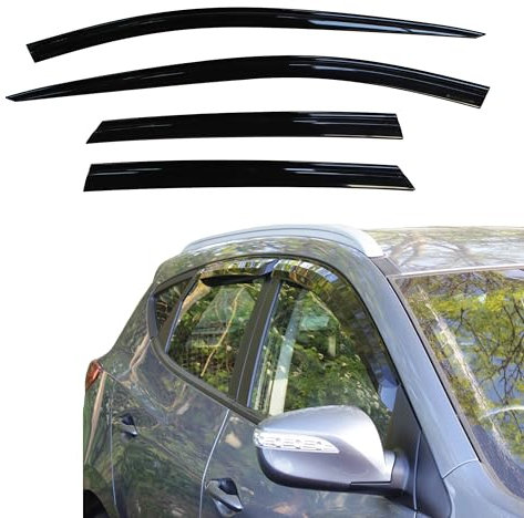AUTO CLOVER Wind Deflectors Set for Hyundai IX35 2010-2015 (4 pieces)