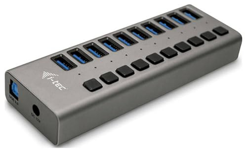 i-tec USB 3.0 Charging HUB 10-Port mit Externem Netzadapter 48W - 10x USB Ladeport