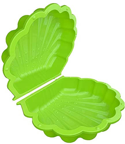 Tiktaktoo Sand & y Almeja i Cajón de Arena sin Cubierta (2-Teilig) i (Verde Manzana)