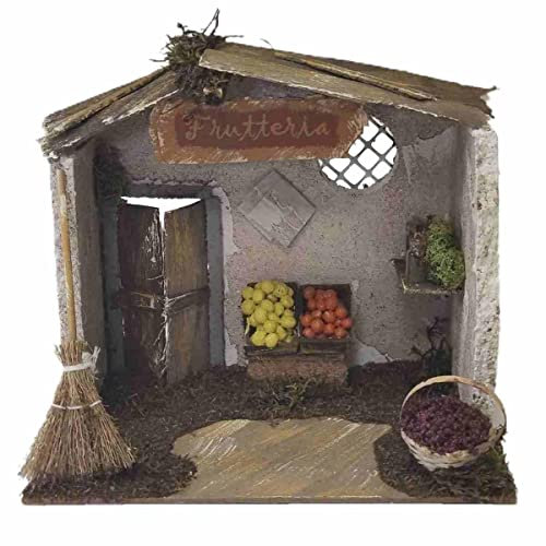 Bottega del FRUTTIVENDOLO 20X14X18CM Accessori per PRESEPE