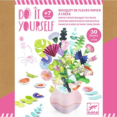 Djeco DJ07959 Do It Yourself Zarte Blumen Bastelset