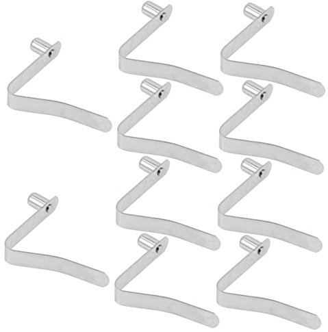 Garneck V-förmiger Druckfeder Schnappclip Aus Stahl Widerstandsfähiger Zelt Schnalle Kompakter Federclip Für Outdoor Camping Und Heimwerker