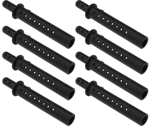 YINETTECH 8 Stück RC Körper Post Verlängerung Kompatibel mit RC HSP 1/10 Modellauto RC Auto Körper Ersatzteile Kunststoff, Schwarz