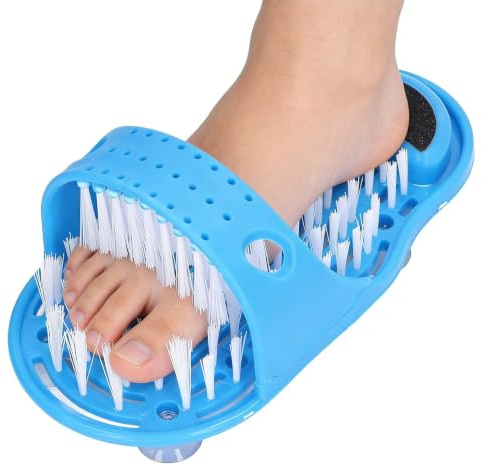 Semplice Detergente Per I Piedi, Spazzola Per La Pulizia dei Piedi, Spazzola Esfoliante Per La Pulizia dei Piedi, Lava Piedi Doccia Per Piedi SPa Massaggiatore Pantofole Allevia La Pressione Massaggio