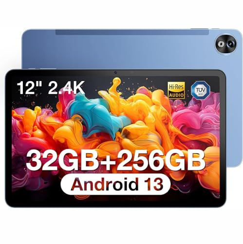 DOOGEE T20 Ultra Tablet 12 32 GB RAM + 256 GB ROM (2 TB TF), 10800 mAh, Helio G99 Octa-Core 2,2 GHz Android 13, 16 MP + 8 MP, 4G LTE/5G WiFi/GMS/GPS/Widevine L1 (blu)