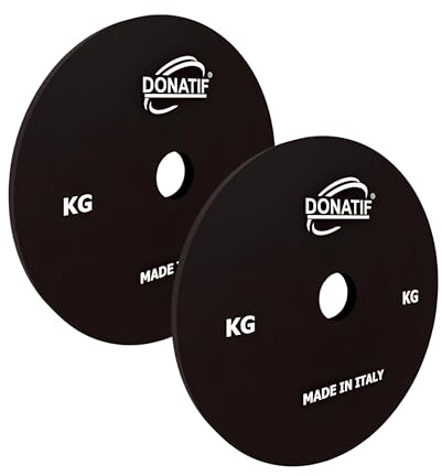 DONATIF 2 Microcaries 1,25 kg viktskivor 28 mm, set med 2 st mikrocarisk skivstång gym i stål, liten platta vikter professionell skivstång, fitness hem gym