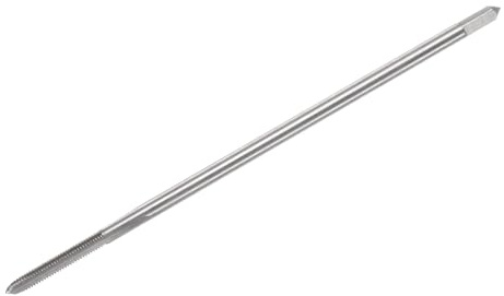 QUARKZMAN Metrisches Gewindebohrer M3 x 0.5 H2 100mm Extra langer gerader | Flöten-Gewindeschneidemaschine Gewindebohrer Gewindeschneidwerkzeug