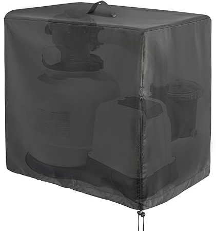 Kingling Filtre à sable pour piscine Intex, filtre à sable, couverture étanche pour filtre à sable, pompe de piscine, 66 x 62 x 72 cm