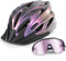 Odoland Fahrradhelm Fahrradbrille Set, Radhelm mit Sportbrille Einstellbarer Rennradhelm Atmungsaktiv MTB Mountainbike Helm für Erwachsene Herren Damen