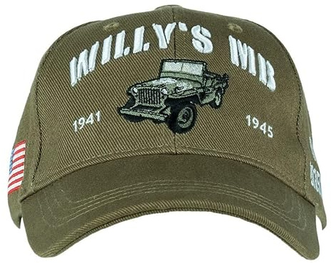 US Willy's Jeep Baseball Cap Olivgrün, grün