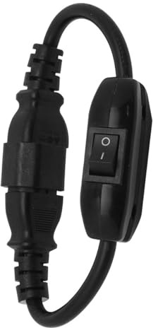 Laroal IEC 320 C14 To C13 Power Cord Power Cord With Switch For Guitar Pedal UPS Monitor Computer