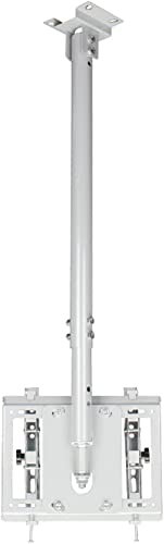 Soporte universal para TV de movimiento completo para 12 televisores LED de pantalla plana de 32 pulgadas, montaje en techos planos o techos inclinados