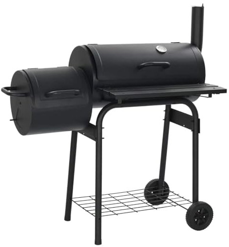 Maison et jardin, cuisine et salle à manger, appareils de cuisine, grillades extérieures, barbecue au charbon de bois classique, fumoir décalé