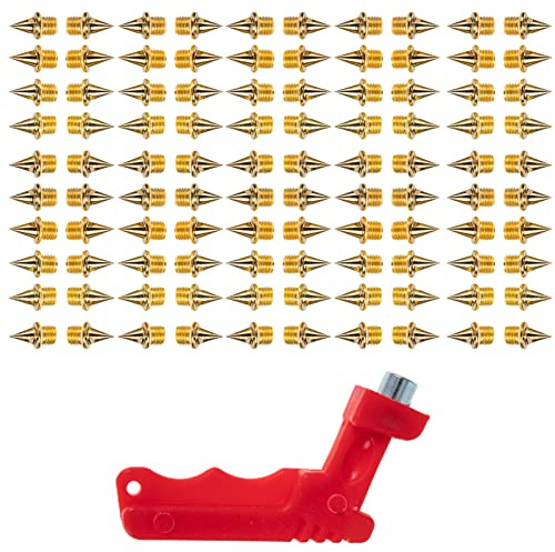 Yardwe Accesorios para Zapatillas De Sprint Clavos para Zapatistas De Atletismo De Clavos De Zapatillas De Velocidad Material De Acero Inoxidable Función Antideslizante Escenario De Pista