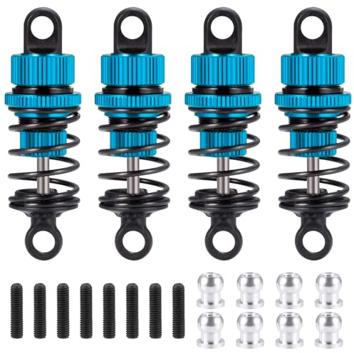 ZuoLan RC Auto Stoßdämpfer 50mm Oil Shocks Absorber Dämpfer for Tamiya M03 M04 M05 M06 1/10 RC Touring Car Upgrade Parts (Blau)