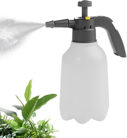 El riego manual a presión puede ser una botella pulverizadora de agua de gran capacidad | Pulverizador de jardín con bomba portátil de 2 litros | Botella pulverizadora ergonómica ideal para plantas