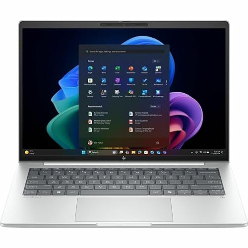 HP EliteBook 8 G1i 16 Touchscreen Notebook - WUXGA - Intel Core Ultra 7 258V - 32 GB - 1 TB SSD - English Keyboard - Glacier Silver Aluminum