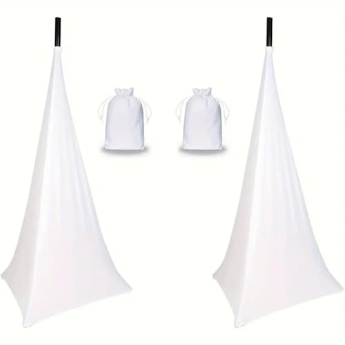 Koolenry Universal DJ Light Encein de Haut-Parleur Couvure de Trépied Étiré Ajustement de Hauteur Flexible pour L'Équipement à Usage de Scène