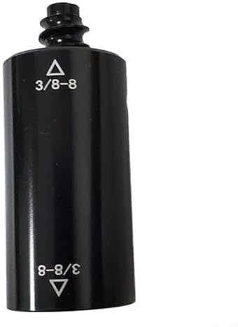 Oniissy Billard-Verlängerungswelle für Pool- und Snooker-Queues, Mittelverlängerungsadapter aus Aluminiumlegierung mit 5/16-18 und 3/8-8 Gewindeoptionen, 28,3 g und 57 g Gewichte (3/8-8, 56,7 g)