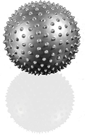 Gymstick Übungsball Pilates Rolling Ball Silber, OneSize