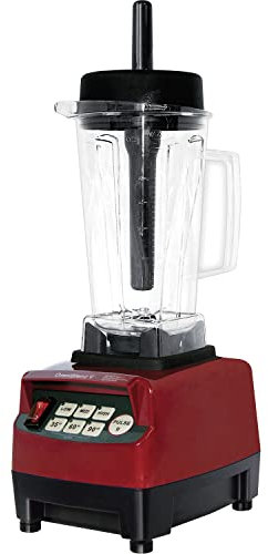 SARO JTC Omniblend V TM-800 MARON - Frullatore ad alte prestazioni, con contenitore in Tritan da 2 l, 3 velocità + modalità a impulsi, per cocktail, creme e ghiaccio tritato, da 0,95 kW