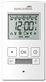 Schellenberg 21001 Smart Home Heizkörperthermostat Funk mit Zeitsteuerung, Stand-Alone und als Smart-Home Thermoastat nutzbar