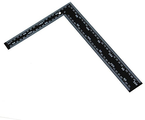 1 Stahlwinkel 300mm 90° Anreißlineal Anlegewinkel Maßstab mm Werkzeug Winkel Werkstatt Metall Schlosserwinkel Neu Old-Harvest