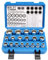CCLIFE 19pcs coffret douilles torx femelle 1/2', douilles 6 et 12 pans pour E10-E24,Cr-V Matériau 8-32mm,douilles multi-empreintes Torx outillage XZN