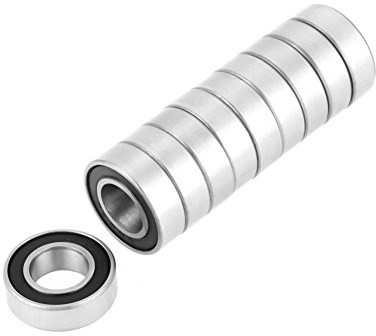 Rillenkugellager, 10 Stück 688-2RS Miniatur-Doppelgummi-Kugellager 8x16x5mm für kleine Hobby 5mm Wellen- / Stangenprojekte