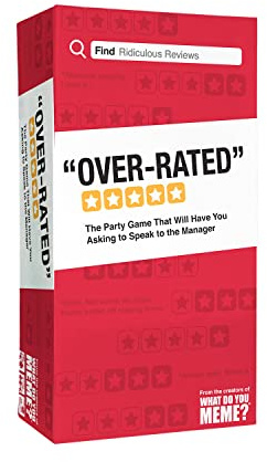 WHAT DO YOU MEME? Over-Rated - The Adult Party Game Where You Compete To Review Absurd Locations
