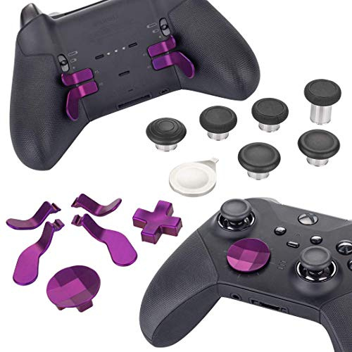Venom Kit d'accessoires pour manette Xbox Elite Series 2, grips, Violet | kit accessoires xbox elite series 2, grips pour sticks, palettes, personnalisation manette, violet