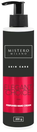Mistero Milano Parfümiert - Handcreme frauen - Handpflege - Feuchtigkeitscreme - Handcreme Rissige Hände – Elegant Choice 200g.