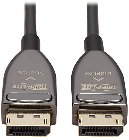 Tripp Lite Eaton DisplayPort Fiber Active Optical Cable AOC 8K 60Hz CL3 M/M 20M (P580F3-20M-8K6)