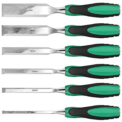 Scalpello per intaglio del legno Coltello da intaglio piatto 6/8/10/12/14/18/20/24/30/32mm per falegname Strumenti per la lavorazione del legno fai da te, 1PC, 14MM
