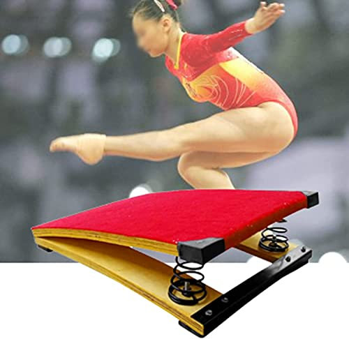 PRABOS Voltigier-Gymnastik-Ausrüstung Kinder-Sprungbrett, Verdickte 2 Federn Innen Für Schule/Sportverein/Kampfsport/Leichtathletik, Lager 80 Kg, 2 Federn