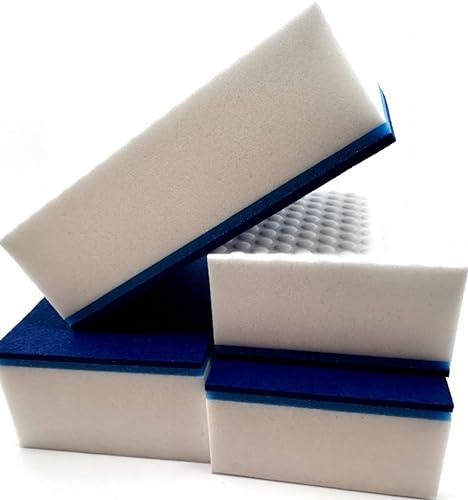Pro-Graad 4 Pack XL Magic Sponge Eraser Boat Cleaner, 6” x 3.5” x 2” Eraser Pads, Cleans Scuffs, Marks & Dirt from Decks, Fiberglass, Aluminum, Gelcoat, Plastic, Vinyl & Metal, Pack of 4