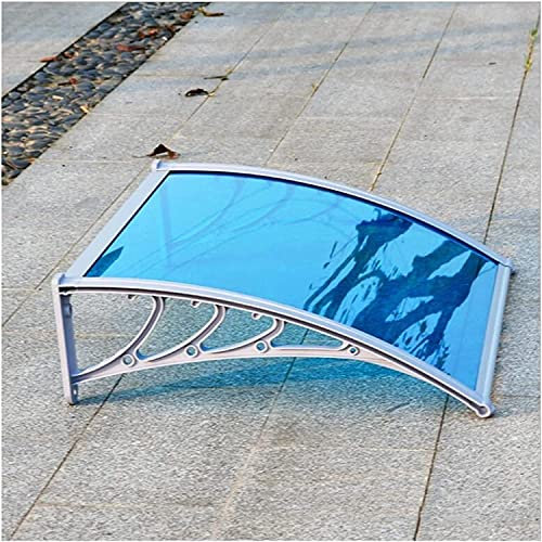 Vordächer, Überdachungen, Polycarbonat, Regenschutz, Abdeckung, Tür, Fenster, Markise, Vordach, Legierung, Halterung für Garten, Terrasse, Veranda, Schutz, Türüberdachung im Freien (Farbe: B