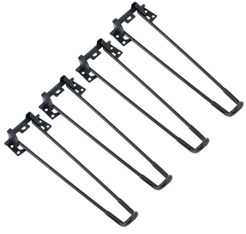 Angoily Klappbare Tischbein Klappbare Tischbeine Aus Für Öbel Haarnadel Tischbeine Für Und Couchtische Höhenverstellbare Öbelbeine 320mm x 7mm Ohne Schrauben Klappbare Tischfüße